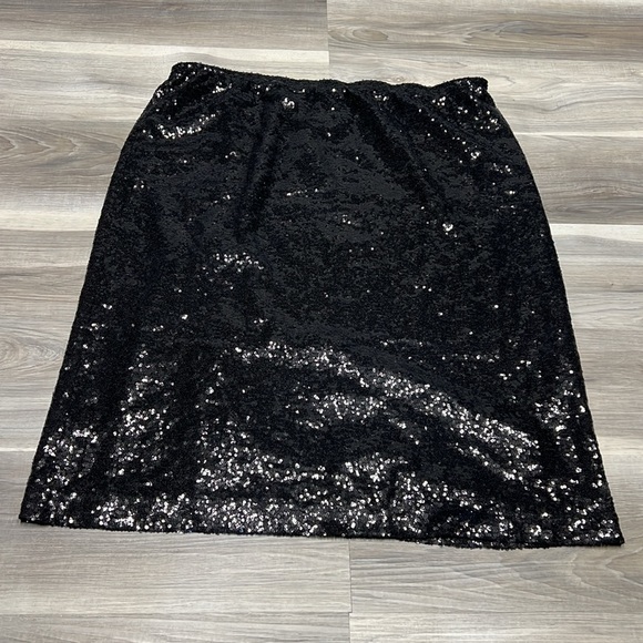🇺🇸 Joe fresh sequence black skirt size 1X- 2X - Picture 6 of 7